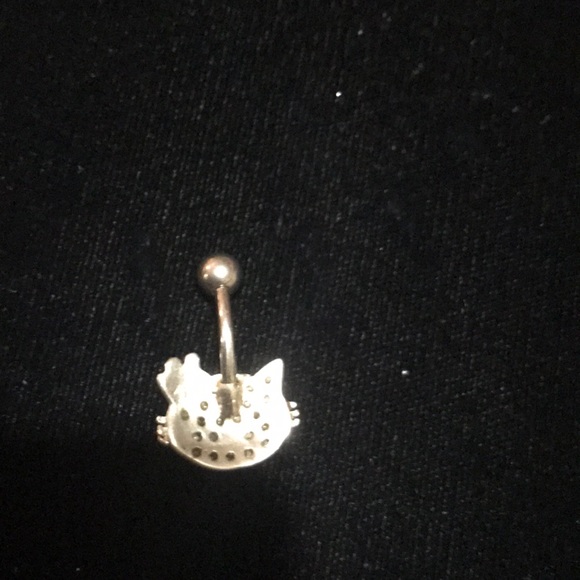 Sparkly Kitty Naval Jewelry - Picture 3 of 3